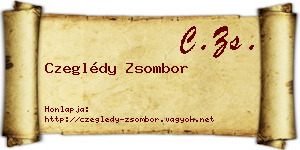 Czeglédy Zsombor névjegykártya